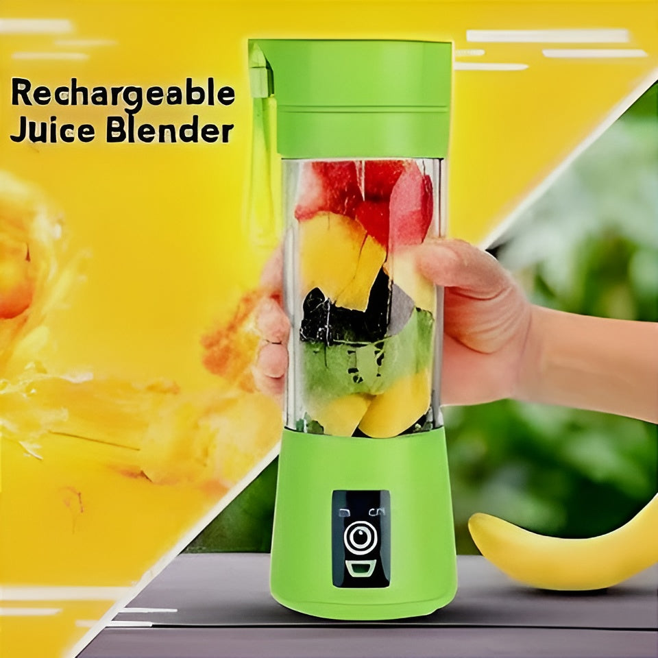 Portable Mini 6 Blade Juicer Blender | Outdoor Juicing Cup (380ml) – Rechargeable
